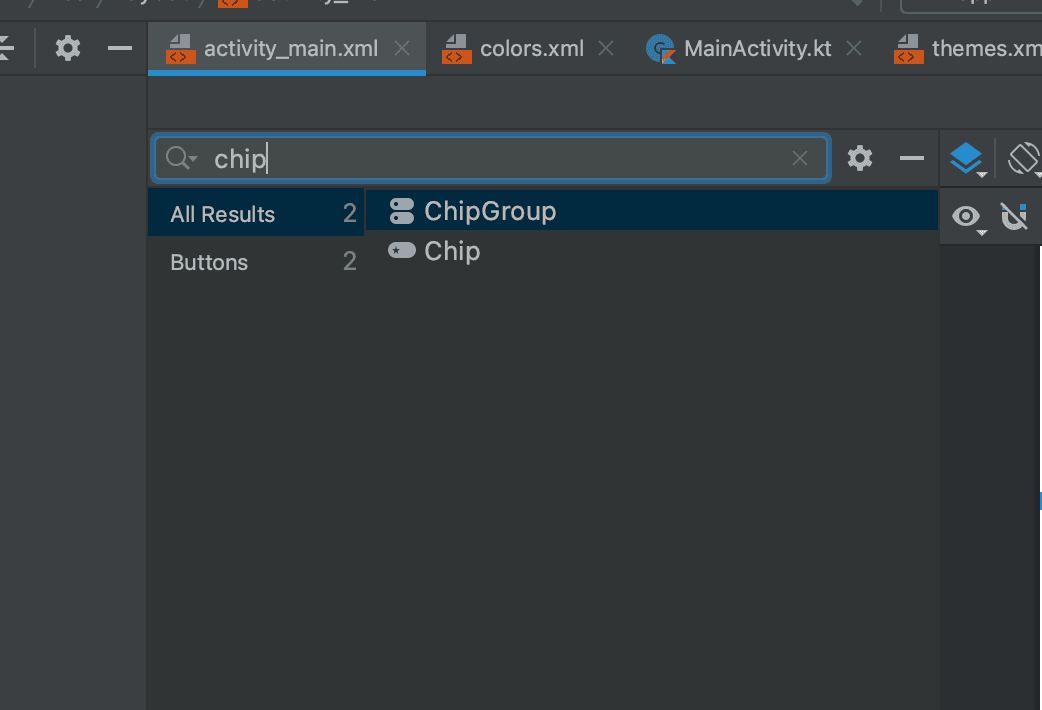 Android Chip ChipGoup Android Chip ChipGoup